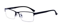 ALWAYSUV Black Nearsighted Shortsighted Myopia Glasses for Women Men These are not Reading Glasses (Strength: -3.5)