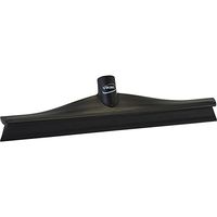 Vikan 71409 Rubber Polypropylene Frame Single Blade Squeegee, 16", Black