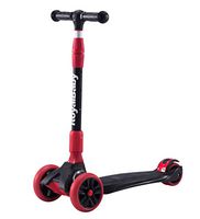 Royalbaby Knight Folding Scooter for Kids, Red/black