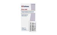Safetec Triple Antibiotic .9 g. Pouch (144 Count Box) - First Aid Ointment for Minor Cuts, Scrapes and Burns (Pack of 4 Boxes)