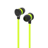 Laentina iLuv IEP334GRNN Neon Sound High-Performance Earphones, Green