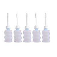 SUPVOX 10Pcs Enema Douche Applicator Bottle Portable Disposable Vaginal Douche Anal Applicator Cleaning Tool for Women Men Personal Health 200ml (Blue)