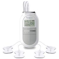 Naipo Tens Unit Muscle Stimulator Electronic Pulse Massager Tens Machine Device for Neck Shoulder Back Leg Pain with 4 Electrotherapy Pads, 5 Massage Modes, 16 Intensity Levels