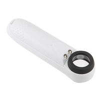 uxcell Magnifying Glass with Light, 40X Illuminated Handheld Magnifier 4000% Loupe w Handle,for Book and Newspaper, Jewelry, Stamps, Watches, Repair