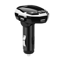 Bluetooth FM Transmitter,Lyperkin Wireless Bluetooth FM Radio Adapter with Voltage Display, Dual USB Charging Port,with U-Disk,Hands Free Calling,Compatible with iOS/Andriod Phone.