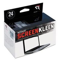 Wholesale CASE of 25 - Read/Right Notebook Screen Kleen-Notebook Screen Kleen, Premoistened, Lint-Free, 24/BX