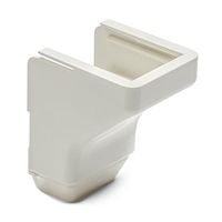 Hellermann Tyton North America TSR2FW-50 1-1/4" Ceiling Drop, PVC, Office White (Pack of 10)