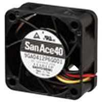 SANYO DENKI - SANACE FANS 9GA0424P3G001 FAN, AXIAL, 40MM X 40MM X 28MM, 24VDC, 220mA