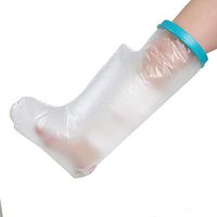 MonMed Waterproof Cast Protector - Cast Shower Cover, Waterproof Cast Cover Leg Shower Boot, Foot Cast Cover for Adult