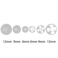 Jungle Care Hearing Aid Ear Piece Open & Closed Domes Set 6mm/9mm/12mm (6 Single Pieces) Comfortable PSAP (Personal Sound Amplifiers Product) Tips, Perfect for Open Air (Open fit), Except for RIC