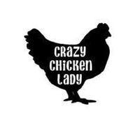 HotSaleStore Sticker Seals 48 Crazy Chicken Lady!!! Sticker Label Envelope Seals 1.2" Round