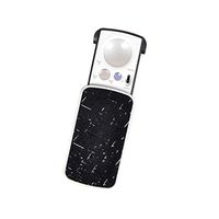 ZHHL Magnifying Glass,30X 60X 90X Handheld Slide Out Pocket Magnifying Glass Small Portable Loupe with LED Light UV Light