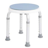 Rotating Shower Stool, Height Adjustable Round Bath Chair with 360 Degree Padded Rotating Seat for Children Elderly Pregnant Disabled Care