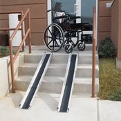 Sammons Preston 5' Telescoping Wheelchair Ramp with Carry Bag