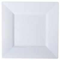 Solid Squares 1606-WH Square Dessert Plate, 6.5 x 6.5", White
