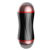 JDesto Men's 3D Realistic and Realistic Silicone Hand-held Toys Men's Casual Male self-Timer Luxury Toys Men's Birthday Gift Spoof Gifts (Color : Black)