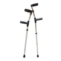 AILSAYA Elbow Crutches Fractures, Light Folding, Forearm, Crutches, Crutches, Rehabilitation, Medical Arm Elbow Crutches Light Walking Sticks Under The Crutches Rehabilitation Forearm,Gray