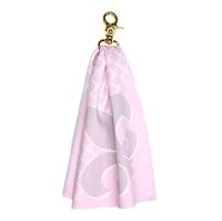 Microfiber cleaning cloth, bag charm and key chain to clean glasses, lenses and phone screens by Bellamour