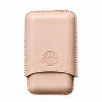 Humidors Cigar Travel Cigar 3 Packs of Portable Cigar Cover Sealed Moisturizer Handmade (Color : Pink, Size : 14.59.53.5cm)