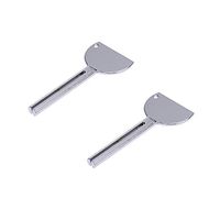 IETONE Set of 2 Metal Tube U Shape Toothpaste Hair Dye Cosmetic Paint Squeezer Pop