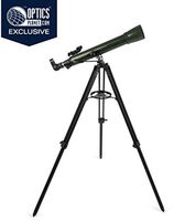 OpticsPlanet Exclusive Celestron ExploraScope 70AZ Telescope w/Smartphone Adapter, 22101-OP-DS