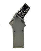 Zico Original Refillable Butane Smooth Adjustable Torch Gun Flame Lighter (Gray)