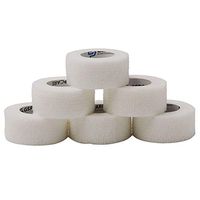 Self Adherent Cohesive Wrap Bandages 6 Count 1" x 5 Yards, Self Adhesive Non Woven Bandage Rolls, FDA Approved （White）