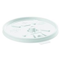 Dart 16FTLS Translucent Lift N' Lock Lid With Straw Slot (Case of 1,000)