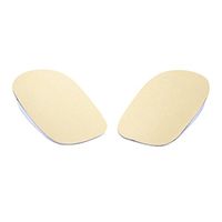 ROSENICE One Pair Breathable Height Increase Insole Heel Inserts Invisible Shoe Lifts Heel Half Insoles Shoe Elevator Inserts for Men Women 3.5cm(Apricot)
