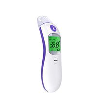 Peoplelovea Portable Infrared Digital Thermometer Fast 1 Sec Reading LCD Display Digital Non Contact Forehead Medical Thermometer Read Body Temperature for Baby and Adult (White)