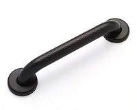 Lifeline Straight Grab Bar – Matte Black | Concealed Mount | Shur-Grip | 48 Inch
