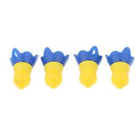 4pcs Silicone Noise Reduce Earplugs Hearing Protection Sleeping Ear Plugs Perfect for Construction Workers, Musicians, Students