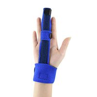 Cojoy Trigger Finger Splint - Full Hand and Wrist Brace Support - Adjustable Locking Straightener - Straightening Immobilizer Treatment for Sprains, Pain Relief, Mallet Injury, Arthritis, Tendonitis