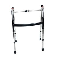 GY Elderly Walker Portable Medical Disabled Auxiliary Walking Vehicle Adjustable Height, Available in Two Colors Medical Supplies (Color : Gray Parallel Bars)