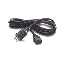 APC AP9871 Power cable - NEMA L6-20 (M) - IEC 320 EN 60320 C19 (F) - 12 ft - black - for P/N: SU5000R5XLT-TF3-TU, SUA2200RMXLI3U, SUA5000RMI5U, SURT3000XLI/S, SURT3000XLT-1TF3TR
