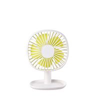 Luca Small Desk Fan Portable Table Fan Rechargeable Battery Operated USB Mini Fan Quiet Personal Fan for Home Office Table Desktop