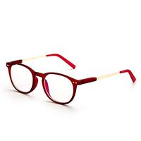 LAURA FAIRY Blue Light Blocking Reading Glasses for Women and Men, 1.0 Computer Reading Glasses with Spring Hinge TR90 Lightweight Frame UV Protection Anti Glare Eyestrain Reader (Red, 1.0D)