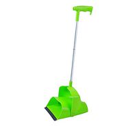 Broom and Dustpan With Long Handle Telescopic Up Extra Long Handle Magic Windproof Broom and Dustpan Stainless steel rod Multi-Function Broom Set Home Kitchen Room Garden cleaning tools