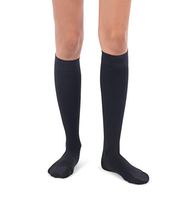 Jomi Compression, Unisex, Knee High Stockings Collection, 30-40mmHg Surgical Weight Closed Toe 320 (Large, Black)