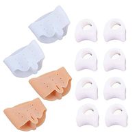 12 Pieces Bunion Toe Separators, Toe Separators Hammer Toe Straightener Toe Spacers For Bunions Hammer Toe Corrector Bunion Corrector and Bunion Relief Correct Your Toes Naturally