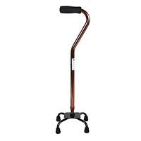 Walking Stick Walking Canes with Sponge Ergonomic Handle 10 Adjustable Height Levels for Arthritis Seniors Disabled and Elderly Mobility Aids Cane Men/Women with 4 Leg Base Heavy Duty