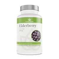 Elderberry Extract Supplement, 10 to 1 Extract, 90 Elderberry Capsules, Non GMO, Gluten Free, Vegan