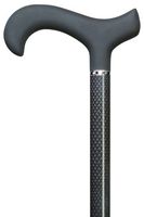 Men Soft Touch Derby Cane Black   Triple Wound Carbon Fiber  -Affordable Gift! Item #DHAR-9075008