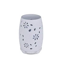 Ceramics 100ML Aromatherapy Essential Oil Diffuser,Humidifier,Ultrasonic,Quiet,Cool Mist,Adjustable Mode,Time Setting,Color Light Changing,Waterless Auto Off,for Baby,Home, Office,Gifts,Yoga,Zen