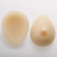 Silicone Breast Forms Natural Small Nipples Realistic Feel Waterdrop Shaped Women Mastectomy Breast Enhancer Chest Pads Crossdressers Cosplay,600g/Pair/6x4x2Inch