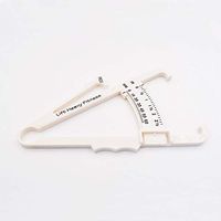 Body Fat Caliper, Fat Measure Clipper Combo with Body Fat Percentage Measure Chart, Accurately Measuring Body Fat for Men and Women