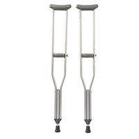 cane Aluminium Alloy Underarm Crutches Adjustable TPR Grip Non-Slip Portable Post Injury or Surgery Support for Men Women and Teens (1 Pair),S