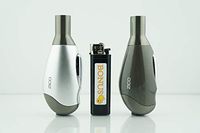 2X Zico (Original) Ergonomic Grip Refillable Butane Smooth Adjustable Jet Torch Flame Lighters with A Smiley Bonus Lighter