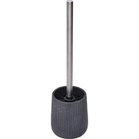 EVIDECO 6684181 Roma Collection Bathroom Toilet Bowl Brush Resin Dark Grey