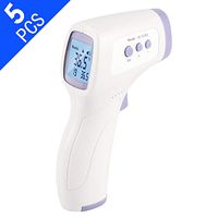 Ear and Forehead Thermometer, Non-Contact Ear Thermometer for Baby and Adults, Infrared Digital Thermometer,5PCS